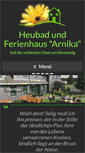 Mobile Screenshot of pension-arnika.de