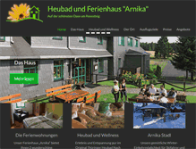 Tablet Screenshot of pension-arnika.de
